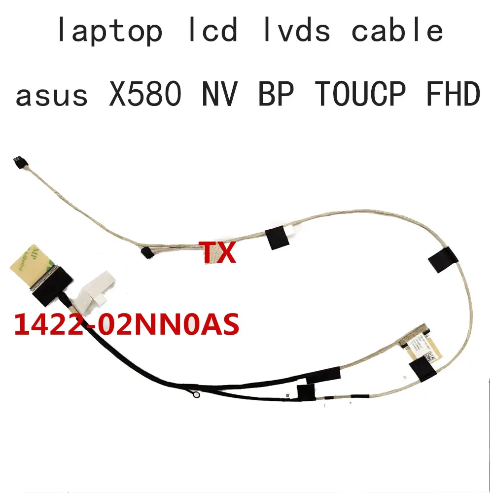 ЖК дисплей FHD LVDS EDP кабель для Asus X580 X580NV X580BP X580VD 1422 02NN0AS 02NM0S сенсорный видеоэкран flex