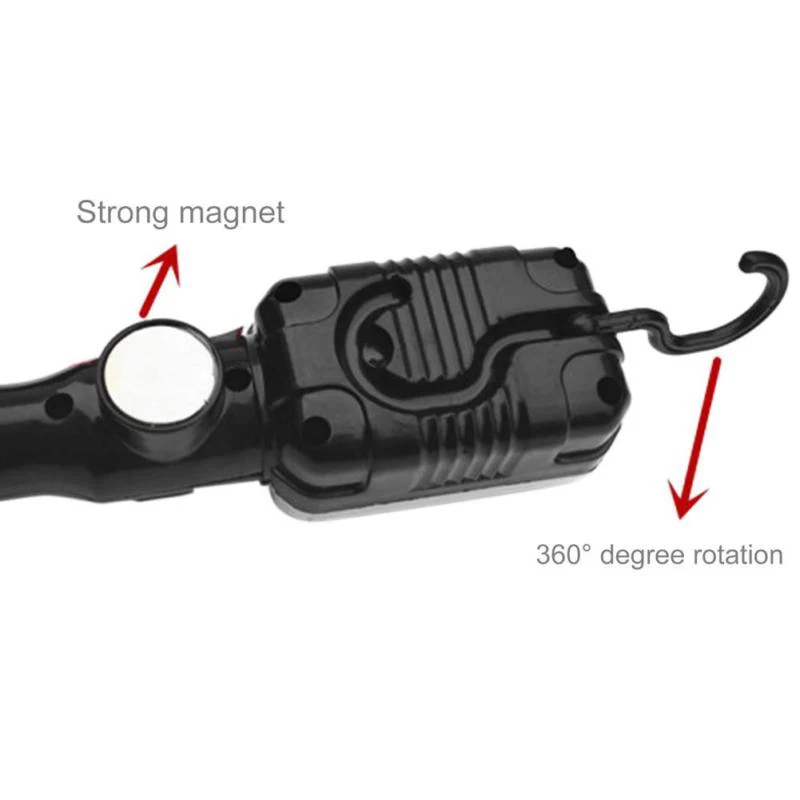 

Black Light Torch Work With Hook AC 220V Handheld Magnetic LED Durable