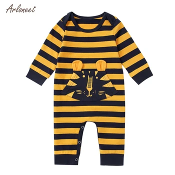 

ARLONEET Newborn Infant Baby Kid Girl Boy romper Long Sleeve Striped Romper Jumpsuit spring autumn infant romper baby girl boy