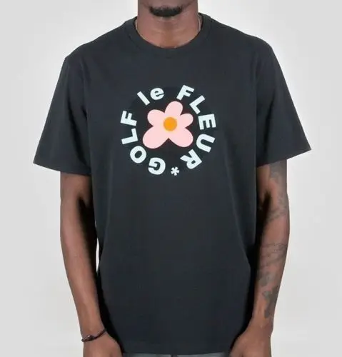 Converse x Golf Le Fleur Shirt - CHOOSE SIZE Tyler the Creator Wang Pink White Cartoon t shirt men Unisex New Fashion tshirt |