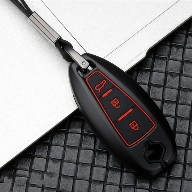 Цинковый сплав+ силиконовый чехол для ключей от машины крышка корпуса для Suzuki Vitara Swift Kizashi SX4 Baleno Ertiga S-Cross