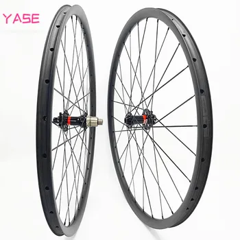 

29er carbon mtb wheelset 30.5x19.5mm tubeless aro 29 mtb asymmetry boost NOVATEC D791SB D792SB 110x15 148x12 bike disc wheels
