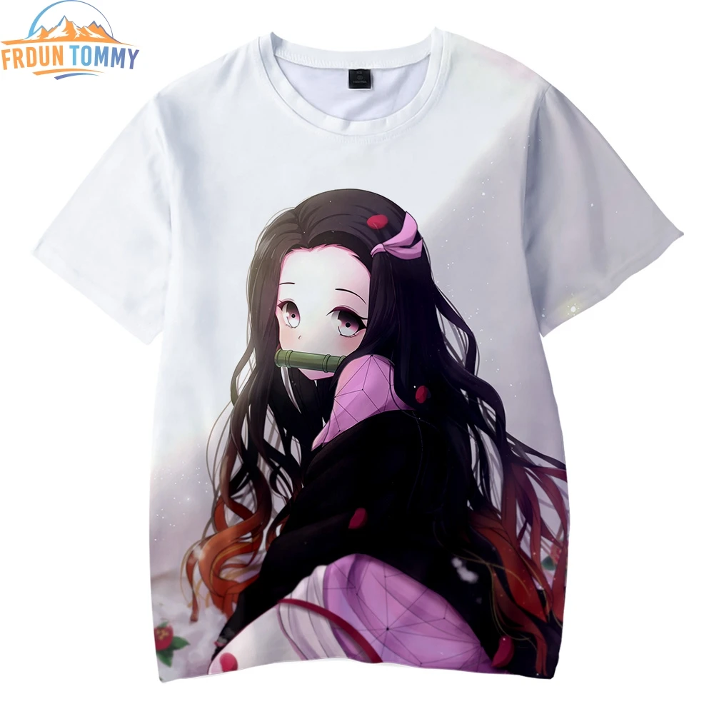 Новый стиль Kimetsu no Yaiba/одежда с 3D принтом детские летние пляжные футболки 2019 г.