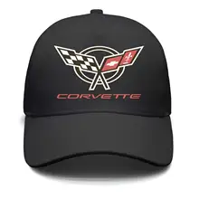 Для мужчин Для женщин Регулируемый Корвет-логотип-Кепка-тракер папа Бейсбол Шапки Кепки