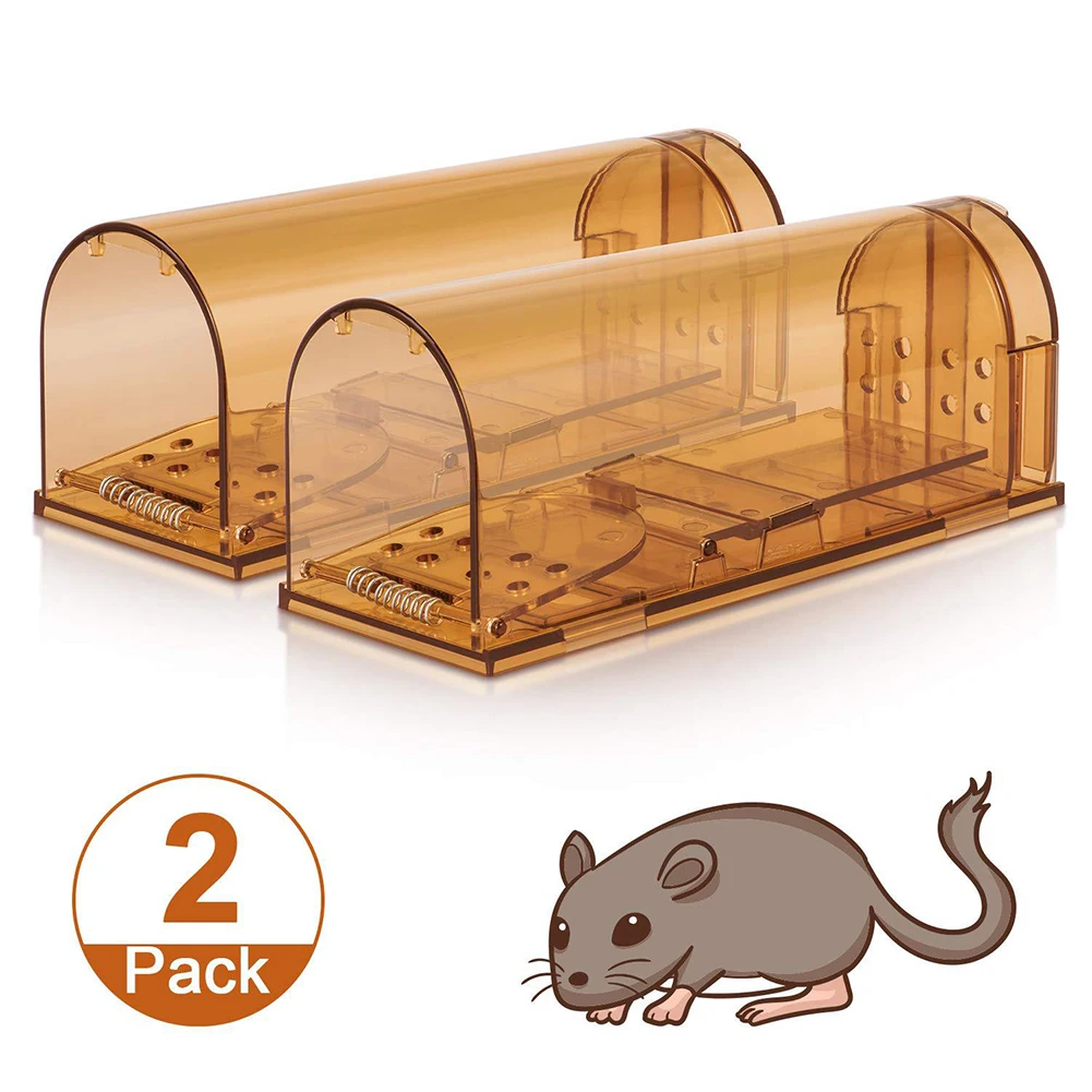 2 pcs Garden Mousetrap Live for indoors & outdoors Animal-friendly