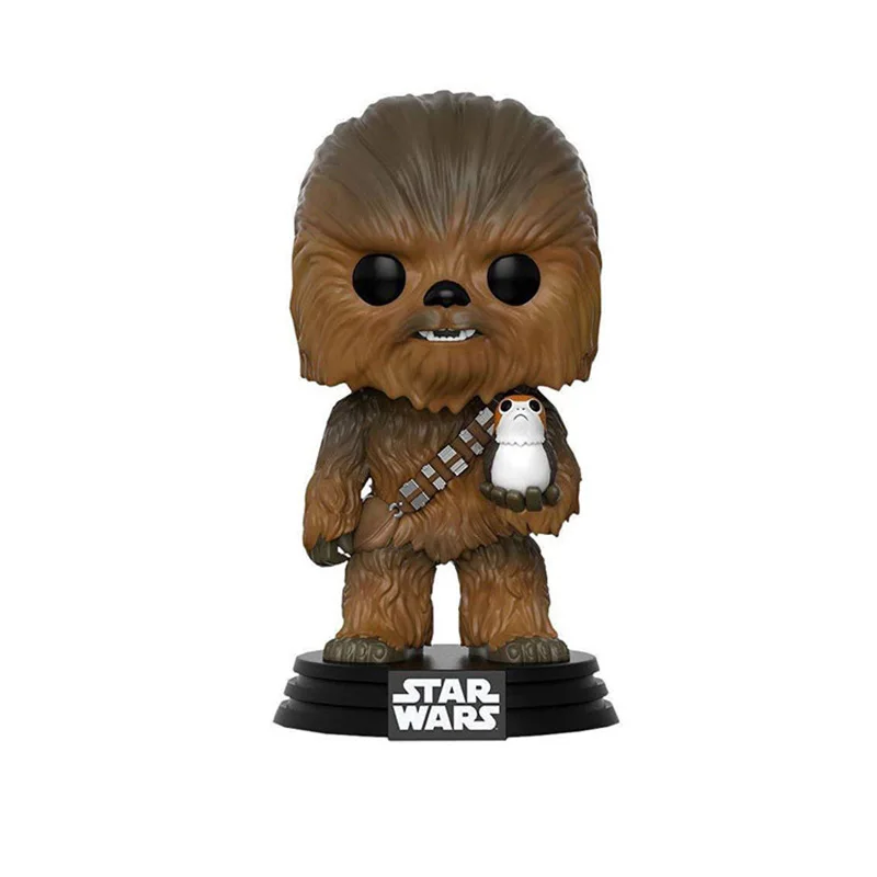 Funko POP Мужская футболка Star Wars Chewbacca #195 ПВХ фигурка Коллекционная модель игрушки