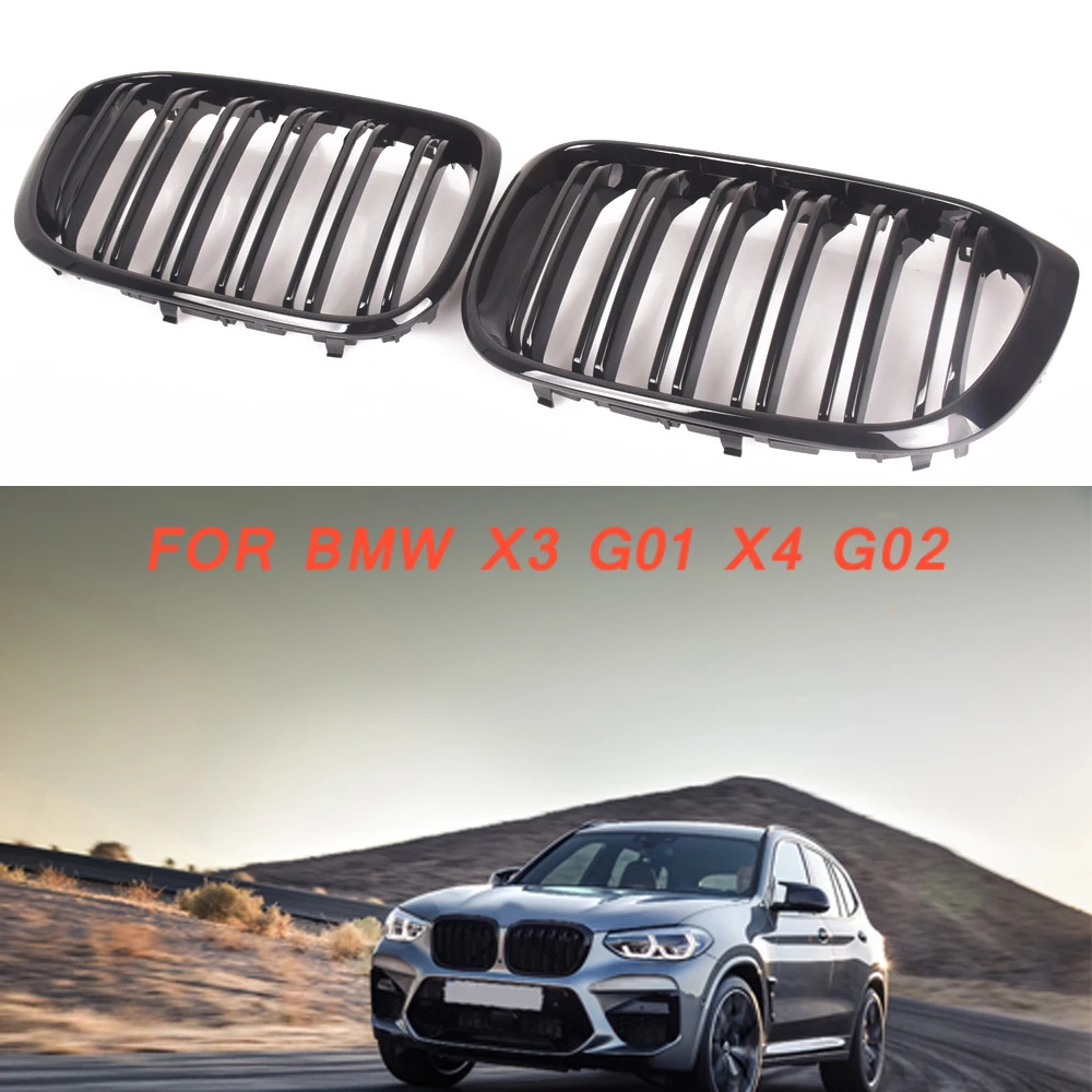 Griglia Anteriore Nera Lucida Griglia A Doghe Per Bmw X3 G01 X4 G02 Per Bmw X3 25I 28I