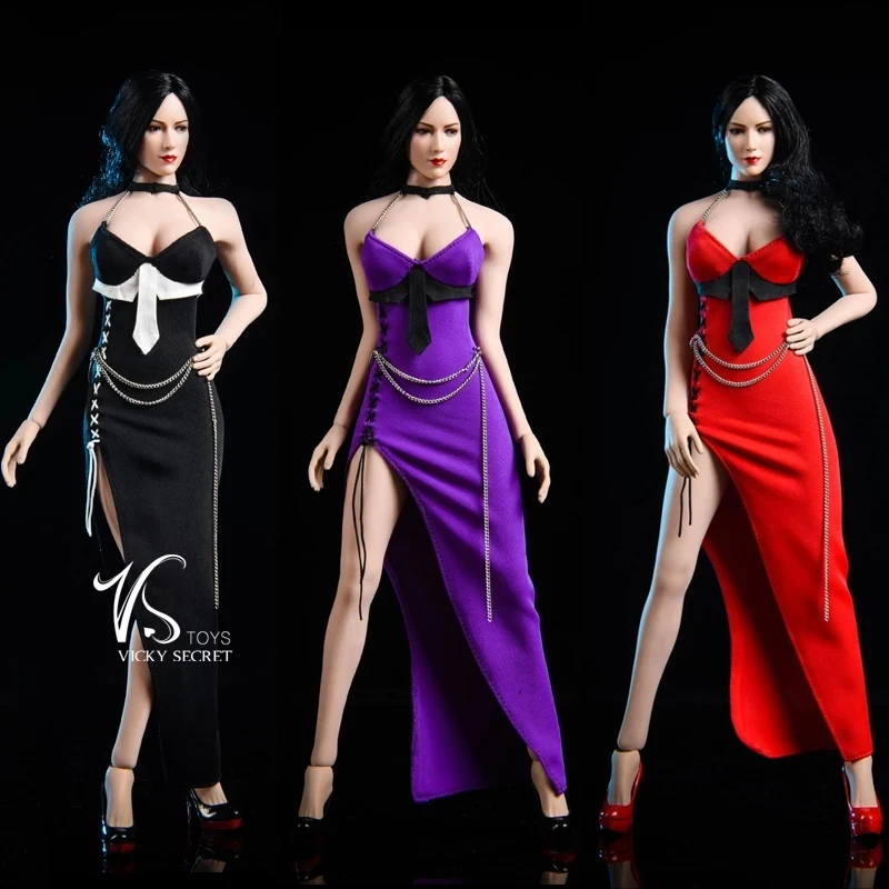 1/6 весы VSTOYS 19XG49 сексуальное вечернее платье одежда подходит для 12 дюймов TBLeague S12D