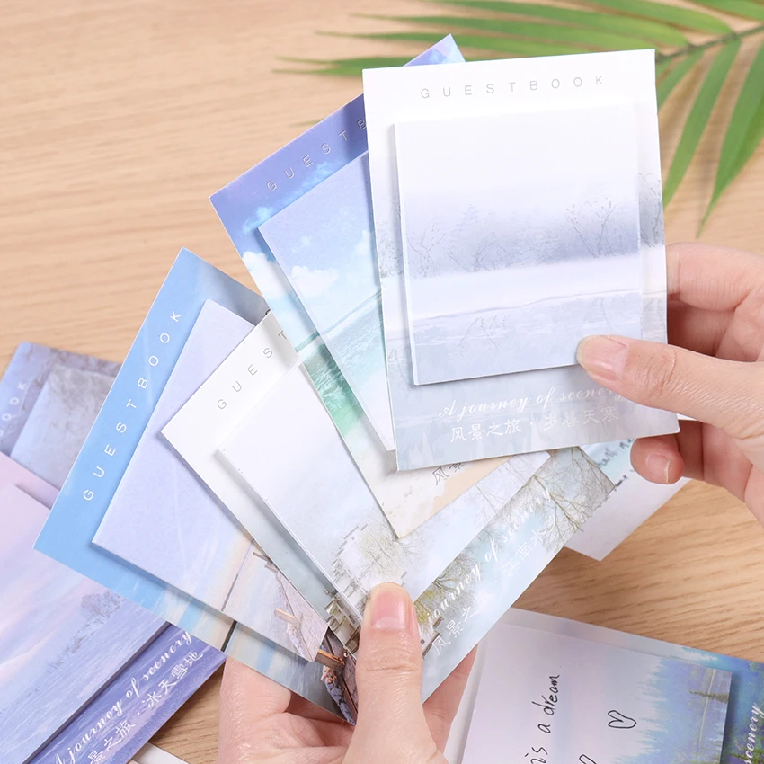 1 шт. креативный пейзаж путешествия блокнот канцелярские принадлежности