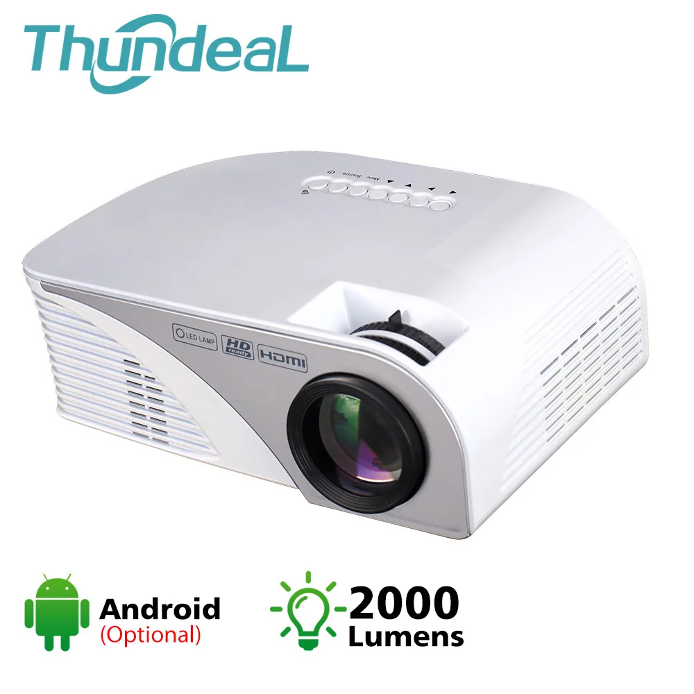 ThundeaL 2000 люмен мини Android WiFi проектор Поддержка Full HD 1080P Портативный видео фильм