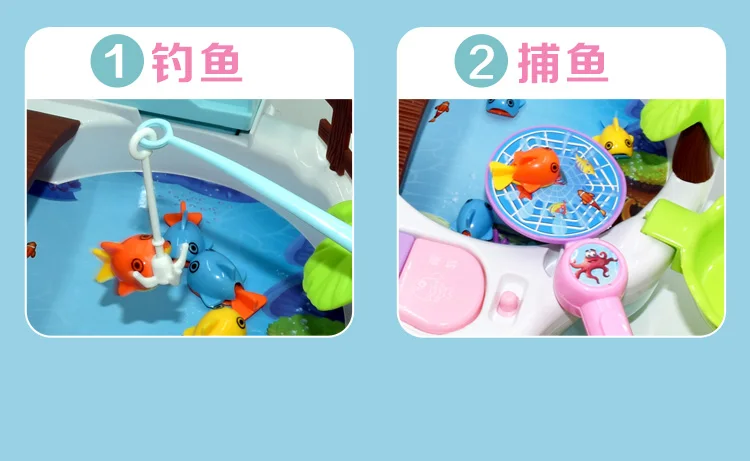 Детские игрушки для рыбалки, бассейн для детей 2-3 лет, для мальчиков и девочек 42 лет, 6 развивающих сил для раннего развития