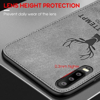 

For Huawei P10 pro P20 P30 lite mate 10 lite 20 30 pro Ultra Slim Fabric Phone Case Animal Design Matte Skin Cloth Back Cover