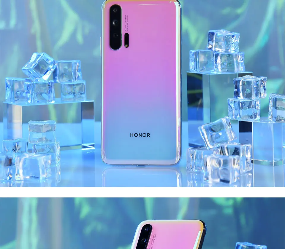 Мобильный телефон HONOR 20 PRO, 6,26 дюймов, 8 ГБ, 128 ГБ, Восьмиядерный процессор Kirin 980, Android 9,0, 4000 мАч, Поддержка Google play, NFC