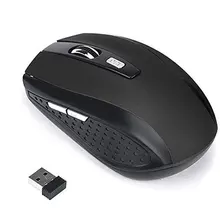 Hot Sale 2.4GHZ Wireless Mouse  Optical 6 Key  Gaming Mouse  1600DPI Mice USB Receiver  for Games Office Leisure Use