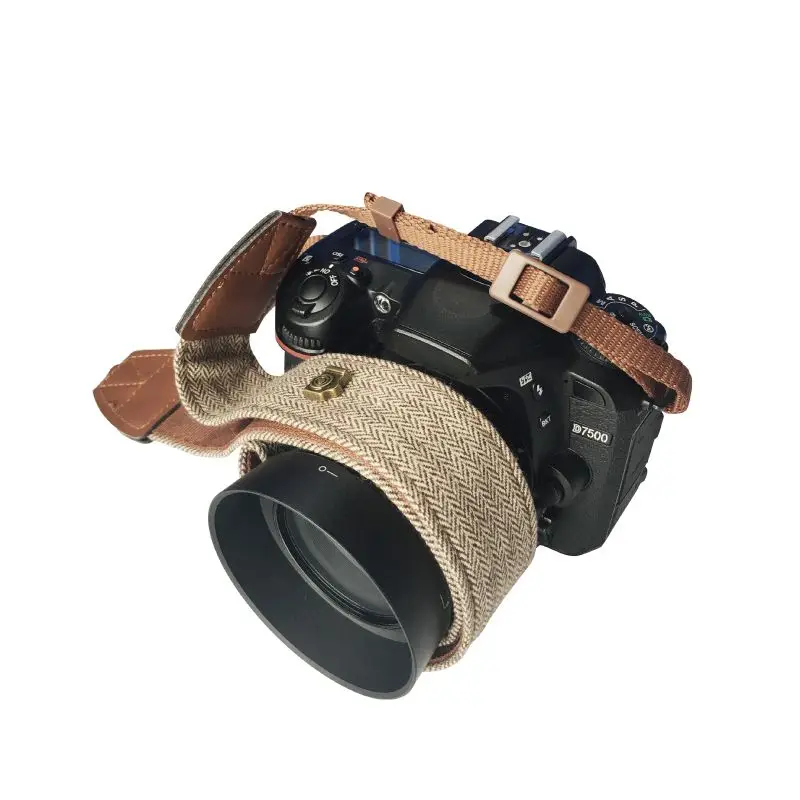 Универсальный наплечный шейный ремень для камеры SLR DSLR Объектив для цифровой камеры Высокое качество кожаный наплечный ремень Новинка