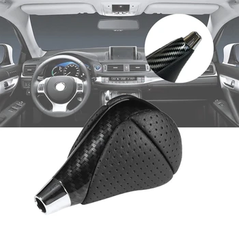 

Car Replacement Accessories Automatic Gear Shift Knob Head Cover for Lexus ES300 GS300 IS300 IS350 Carbon Fiber