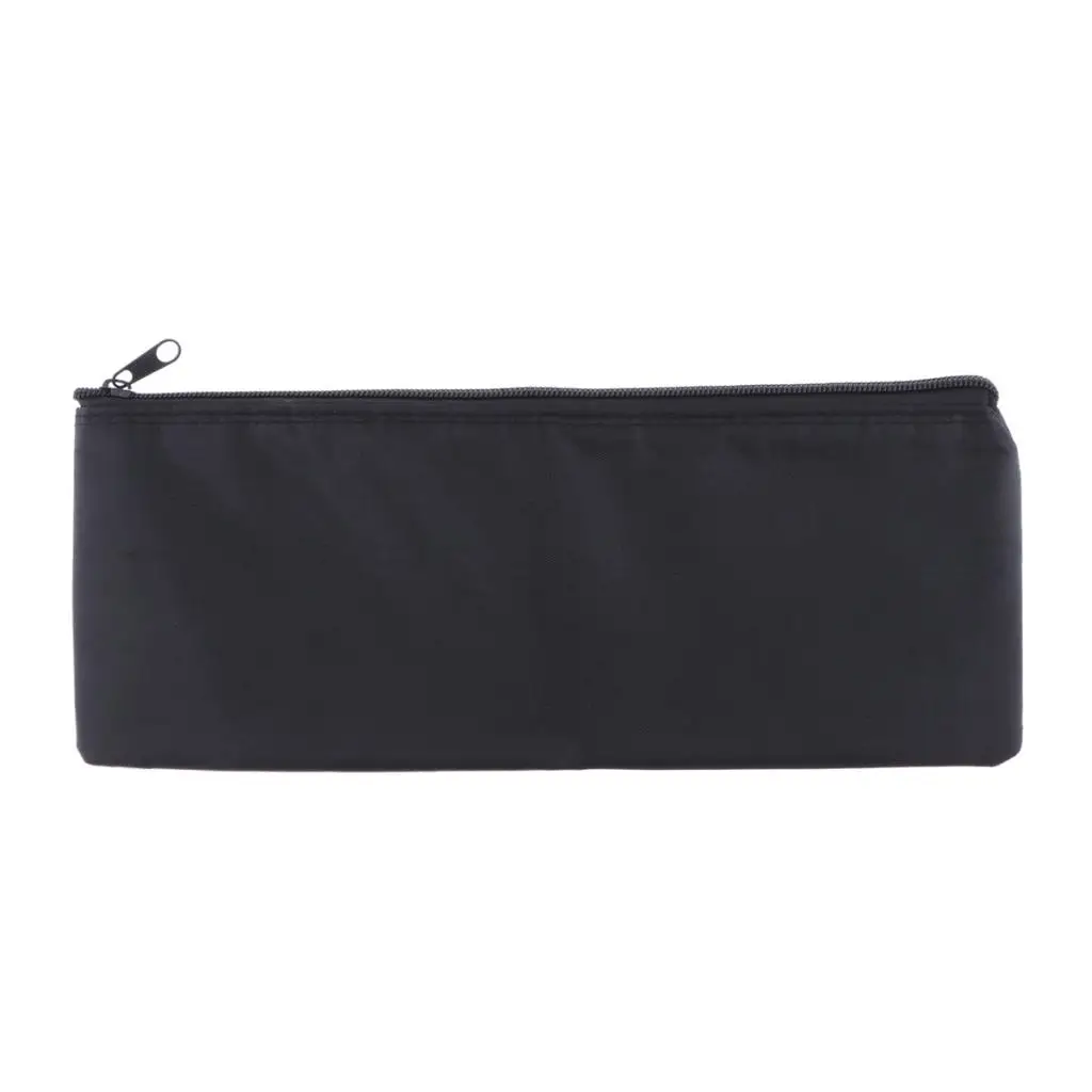Premium Mic Protective Bags Soft Pouch Traveling 31x11cm Black Dustproof