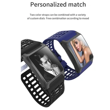 

NORTH EDGE Smart Bracelet Band Heart Rate Monitor Blood Pressure IP67 Fitness Tracker Wristband Smart Watch