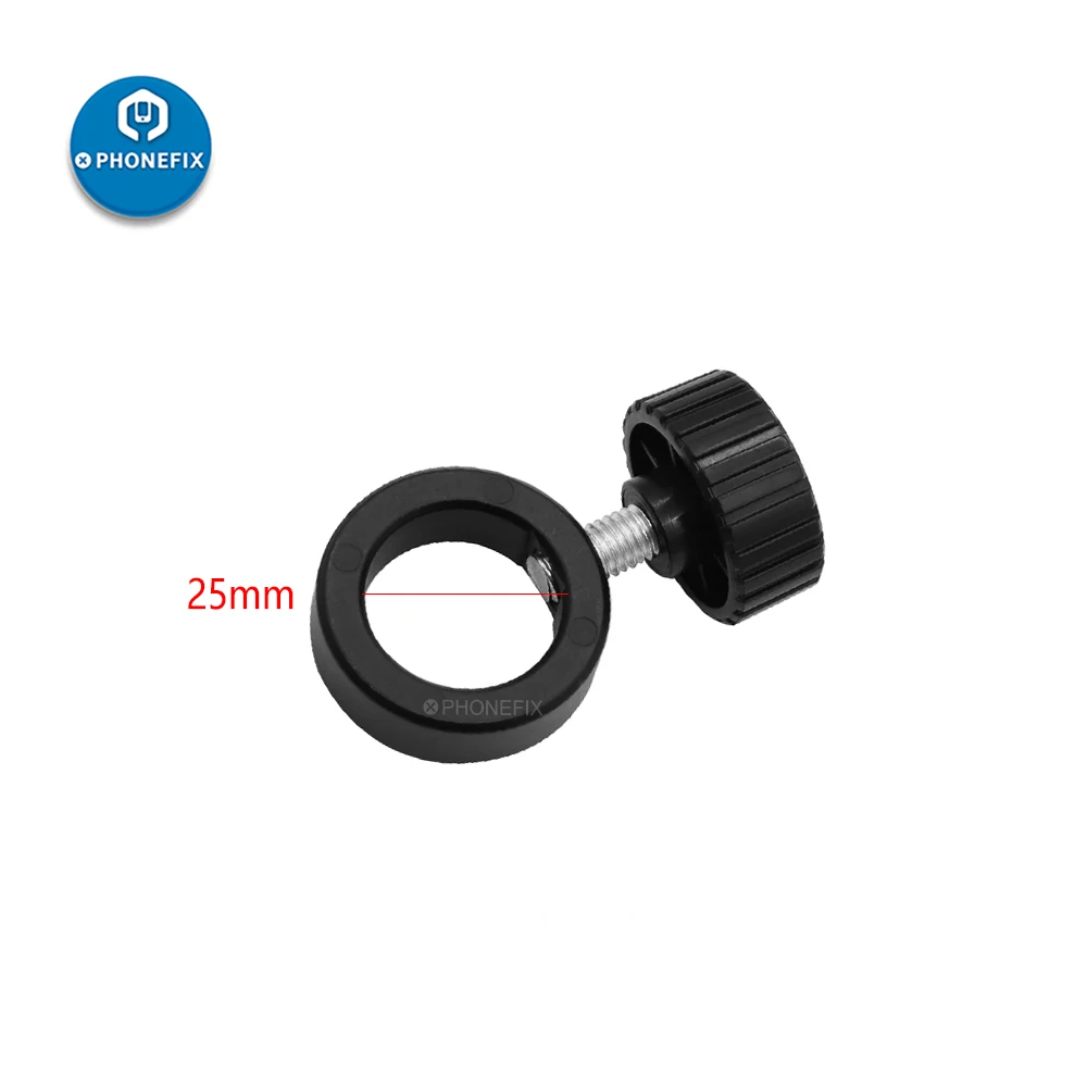 32mm 25mm Industry Stereo Microscope Video Camera Stand Limit Fix Position Ring Holder Metal Pillar Bar Adapter With Screw video microscope stand