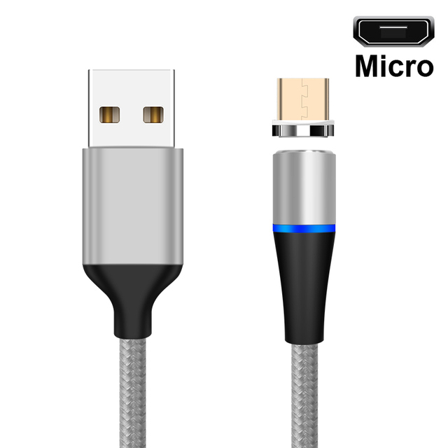 Cable 3A Fast Charging Micro USB Type C Cable For iPhone Xiaomi Redmi A2 Note 8 5 Magnetic Charger Phone Data USB Cord
