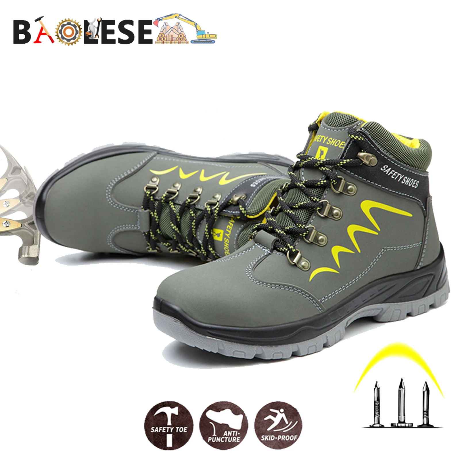 durable safety shoes