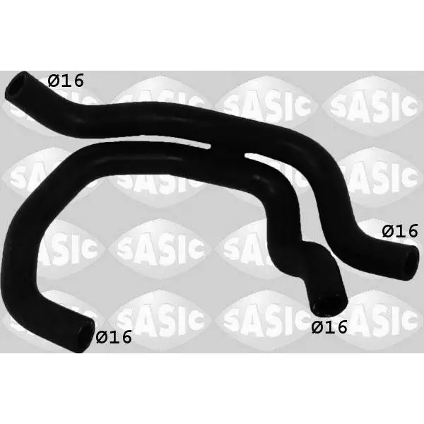 Патрубок радиатора VW Golf IV 1.6 02-04 SASIC 3406043