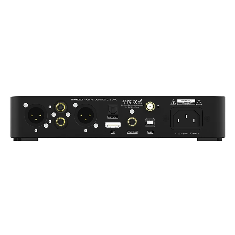 SMSL M400 ЦАП чип AK4499 Поддержка MQA декодирования DSD 32 бит 768 кГц USB XMOS XU216 Bluetooth ТПП