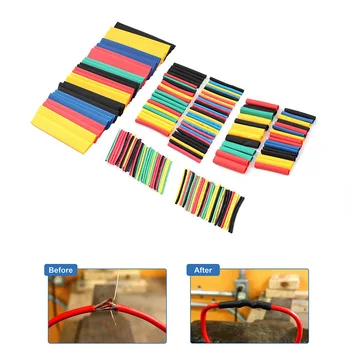 

164Pcs Heat shrink tube kit Insulation Sleeving Polyolefin Shrinking Assorted Heat Shrink Tubing Wire Cable