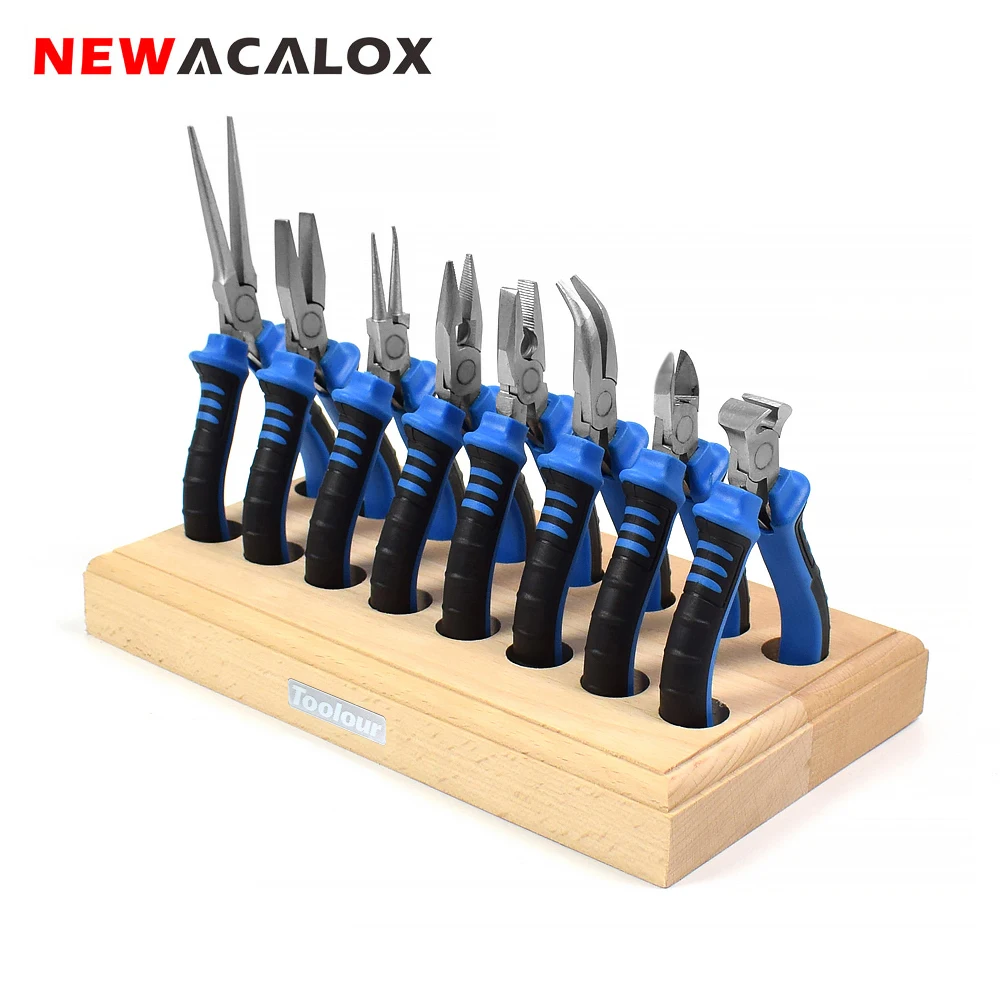 NEWACALOX 8PC Mini Pliers 4.5