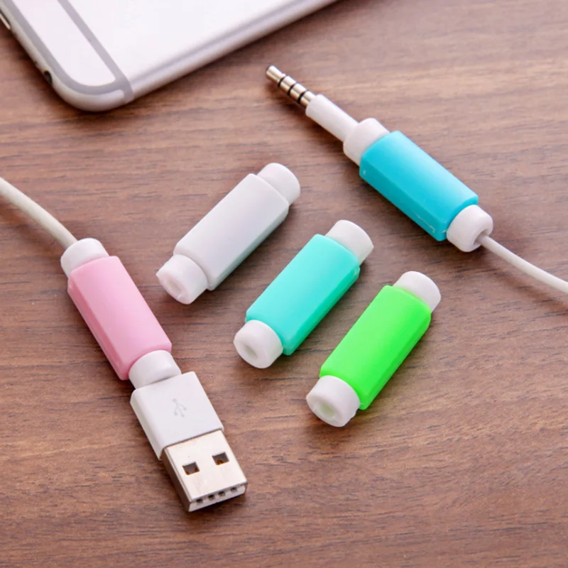 Cable Protector Data Line Colors Cord Protector Protective Case Long Size Cable Winder Cover For iPhone USB Charging Cable