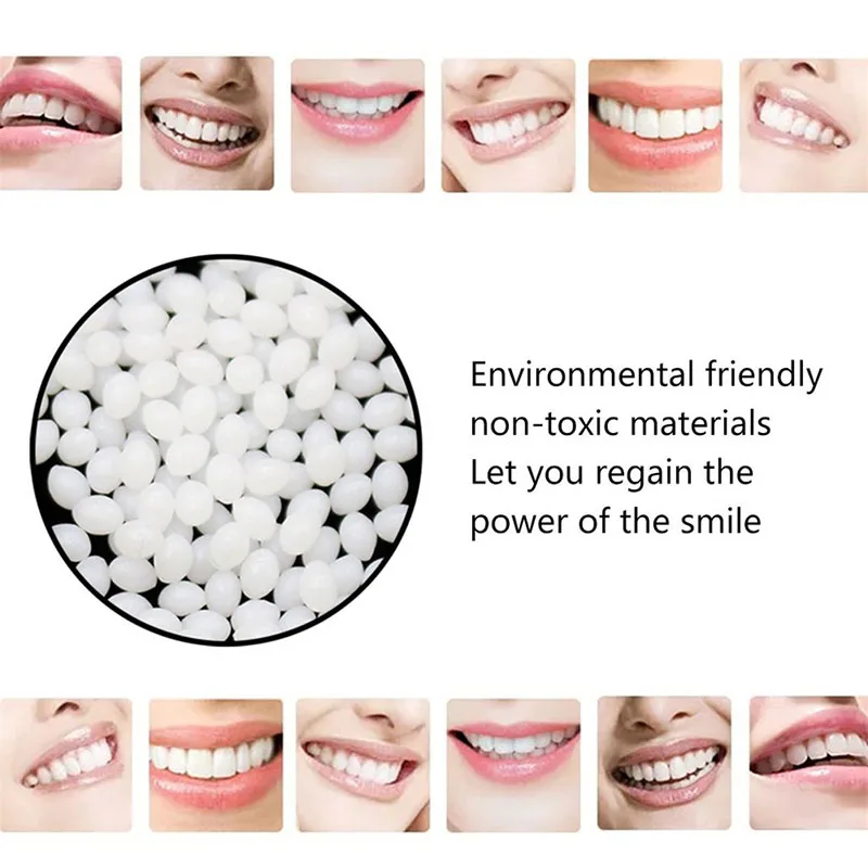 10g Resin FalseTeeth Solid Glue Temporary Tooth Repair Set Teeth And Gap  Falseteeth Solid Glue Denture Adhesive Teeth Dentist