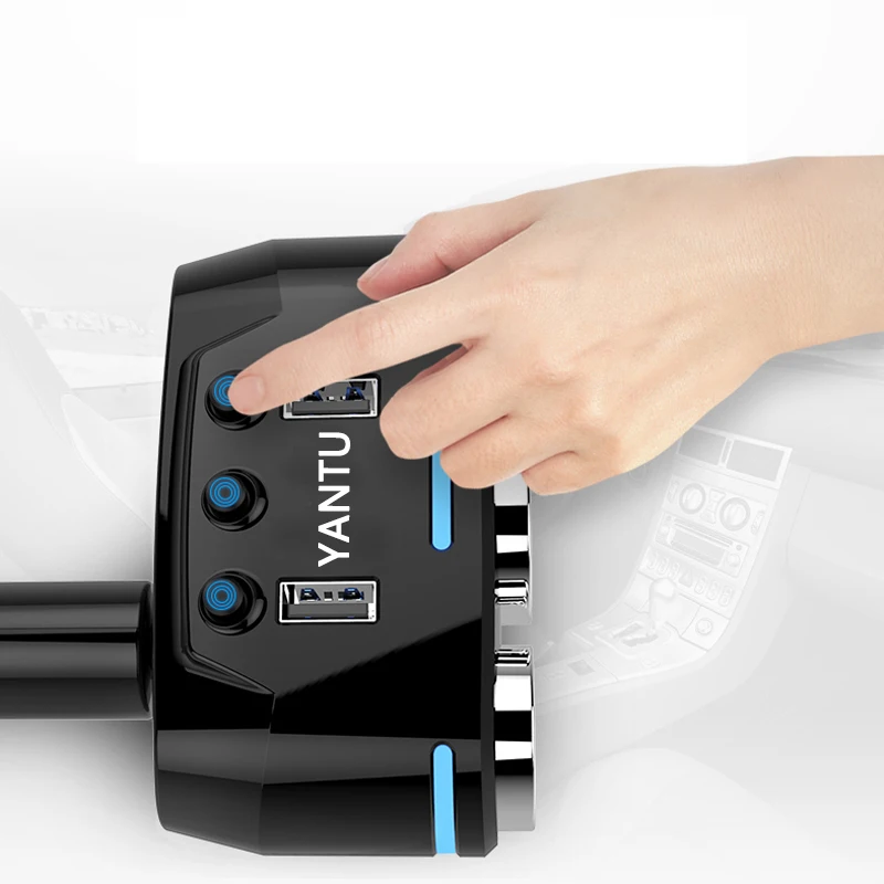YANTU двойной USB порт 3 сторонний автоматический разветвитель зарядное устройство