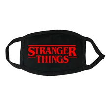 Странные Вещи маска Пылезащитная защита специфический запах чистый хлопок сплошной цвет письмо печать Висячие Тип Уха Маска