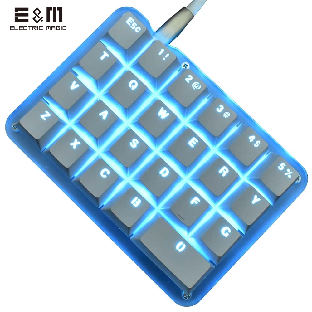 23 клавиши макро DIY программируемая RGB подсветка механическая клавиатура электрический конкурс игры ПК ноутбук MAC WIN7 8 10 Outemu переключатель - Цвет: G23 Red axis