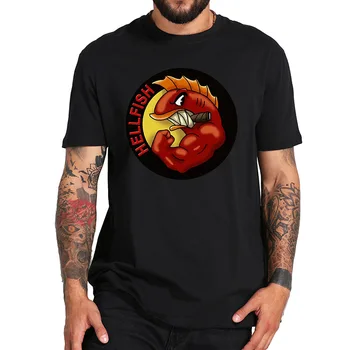 

Flying Hellfish T Shirt The Simpsons Military Unit Tshirt Sitcom EU Size Comfortable High Quality Tops 100% Cotton