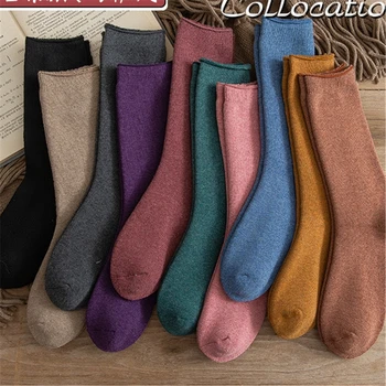 

2020 new 1 Pair Of Socks Women Winter Thickened Warm Terry Socks Ladies Tube Socks Floor Socks Towel Socks