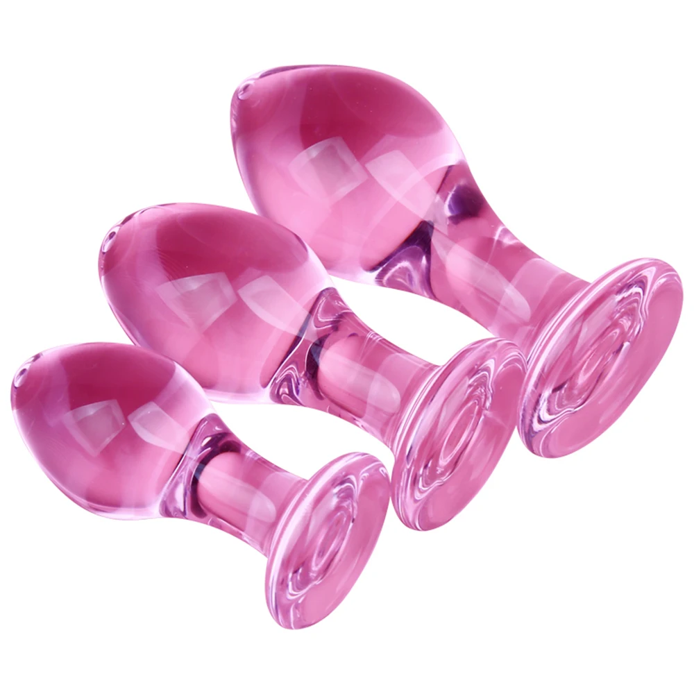Glass Butt Plug Anal Sex Toys Prostate Vaginal Massager Anus Dilator for Women Men Gay Erotic Beads | Красота и здоровье