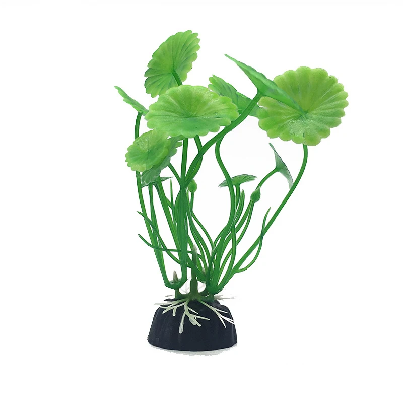 Аквариумные водяные сорняки искусственное пластиковое растение цветы трава для аквариума домашний декор 10 см - Цвет: 5