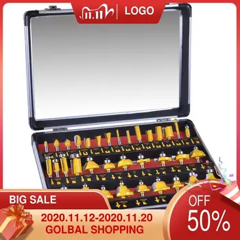 

35-Piece Milling Cutter Set Trimming Machine Carpentry Milling Cutter Factory Direct Sales Cutter Head Set