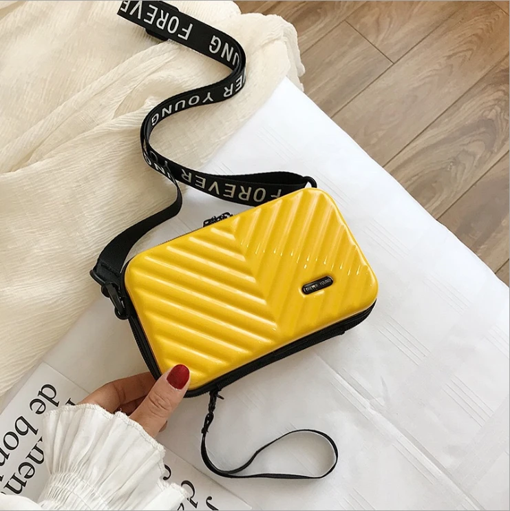 GH Bolso de mano con forma de maleta para mujer, Mini bolsa de equipaje de marca famosa, Mini caja, 2019|Bolsas de almacenamiento| AliExpress