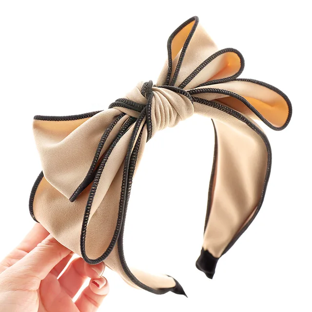 Floral Big Bow  Hairbands  For Women Korea Hair Accessories For Girls Hair Band Hair Bows  Hairband Headbands Ginger