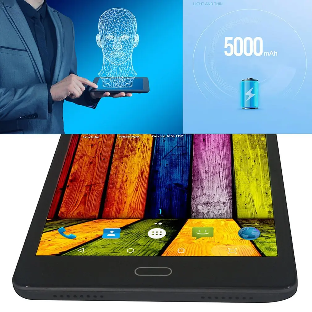 8 дюймов 4G LTE телефонные звонки Планшеты Android 6 0 Четырехъядерный + 32G планшетный ПК
