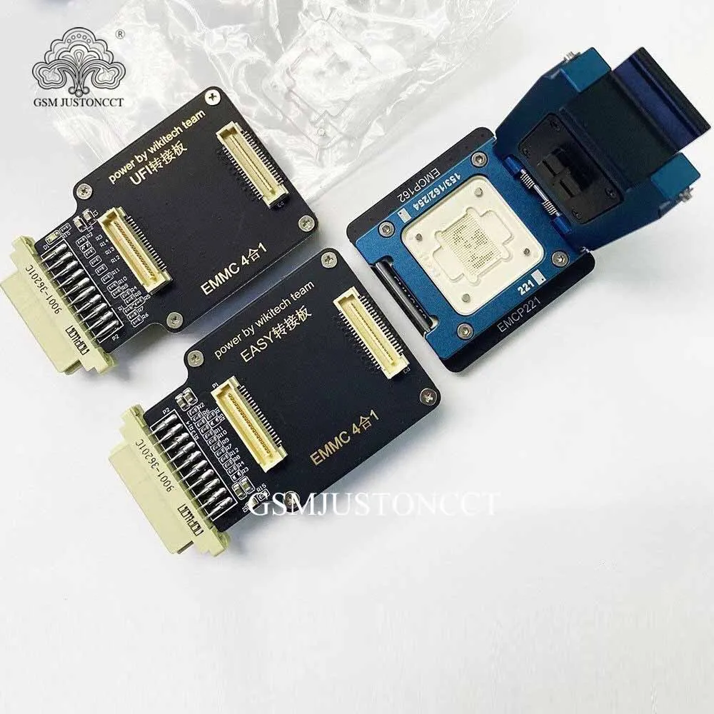 Emmc 4 в 1 розетка emmc153 169 emcp162 186 emcp254 emcp221 для ufi easy plus emmc pro riff v2 box | Мобильные телефоны и