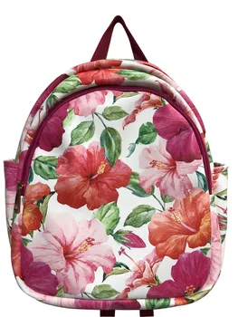 

HAWAII Fanny Birds Of Paradise Travel Leather backpack School bag High Quality Printed Leather Bag for Women, Girls and Boys
