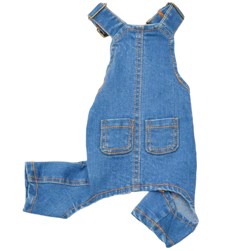 

2019 Autumn and Winter Dog Jumpsuits Denim Big Pants for Dogs S-xxl Sizes Clothes for Dogs Pet Accessories Products for Dogs