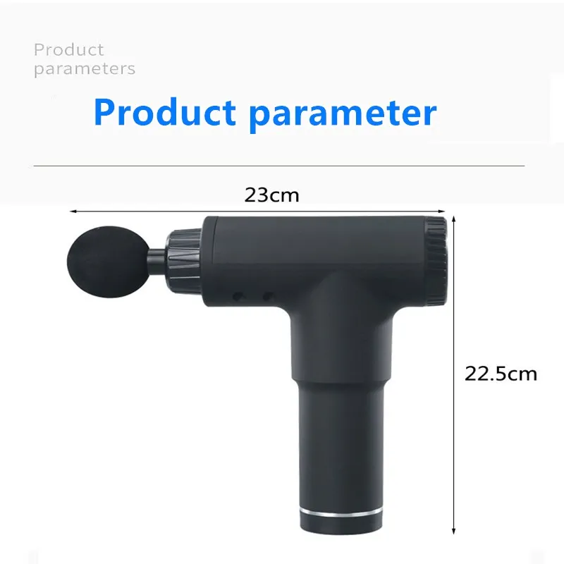 

LCD Display Profession Massage Gun Body Muscle Deep Fascia Massager Muscle Pain Exercising Relaxation Slimming Shaping