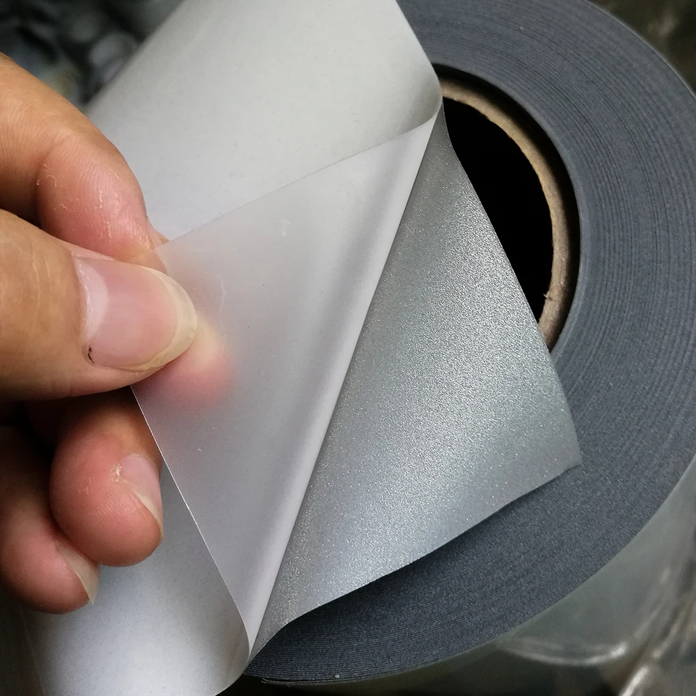 Silver Reflective Stickers Iron on Vinyl Sheet For Clothing Fabric Tape Heat transfer Vinyl Film DIY craft vinyl film,craft vinyl sticker,reflective tape sticker