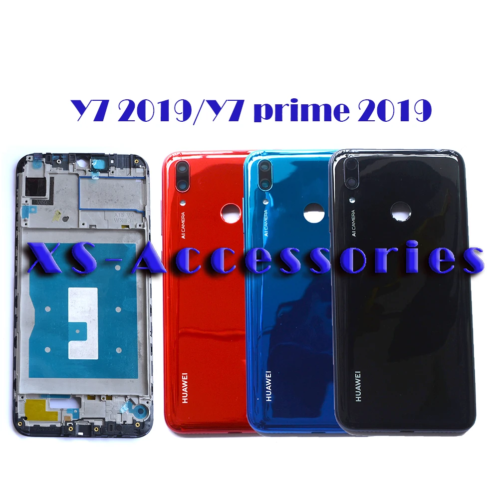

6.26" for Huawei Y7 2019 Y7 prime 2019 Battery Back Cover Rear Cover Housing Door