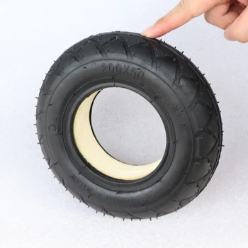 

200 x 50 (8x2) TIRE solid/foam filled tire 200x50 for Razor E100 E125 E200 Scooter Solid Tubeless Tire