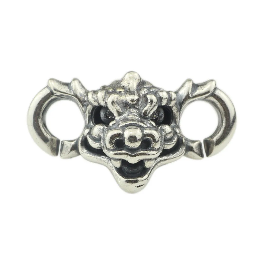 

Dragon Head Clasp 925 Sterling Silver X Lock For DIY Bracelet Making Fit European Brand Bracelet Jewelry